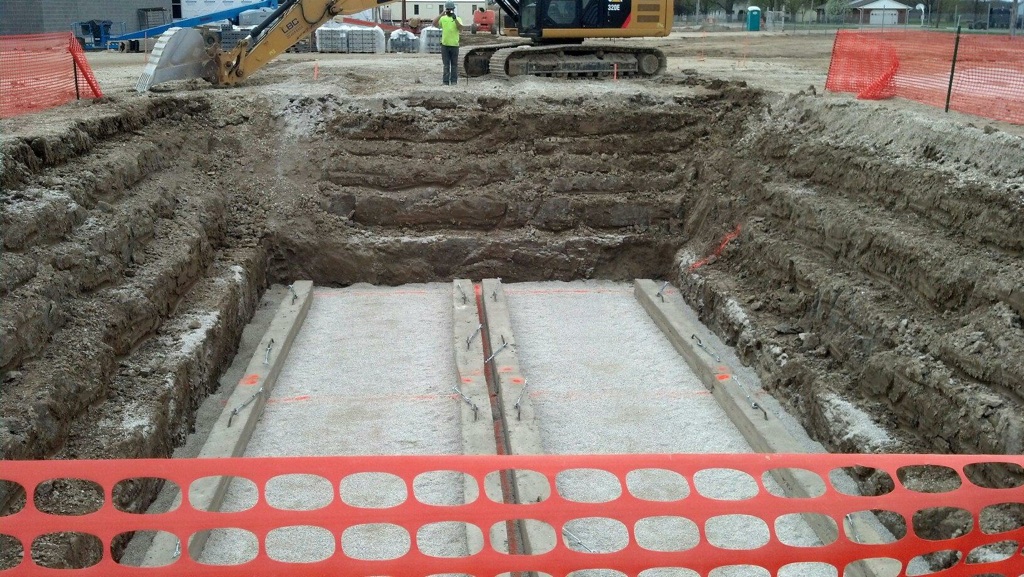 Image of a working site